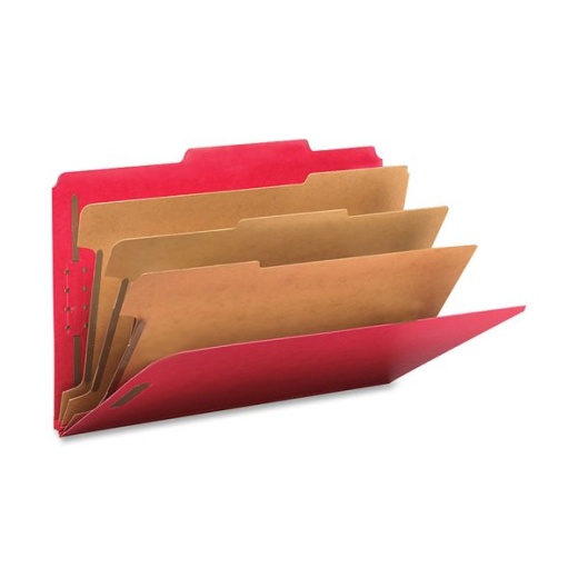 Smead Classification Folders, Top-Tab with SafeSHIELD Coated Fasteners
