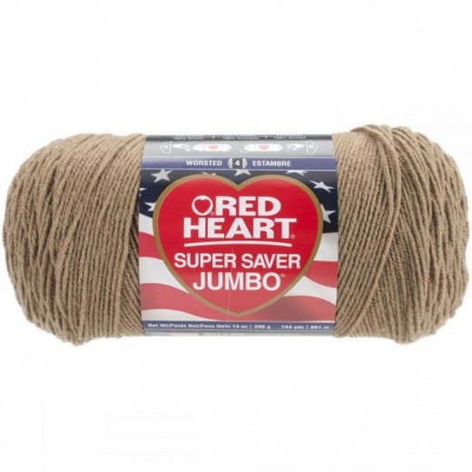 Red Heart Super Saver Jumbo Yarn - Cafe Latte Color