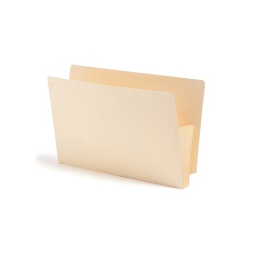 Smead End-Tab File Pockets, Legal Size, 3 1/2" Expansion, Manila, Box Of 25