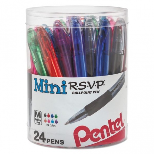 Pentel R.S.V.P. Mini Ballpoint Pen - Compact & Stylish Writing Essential