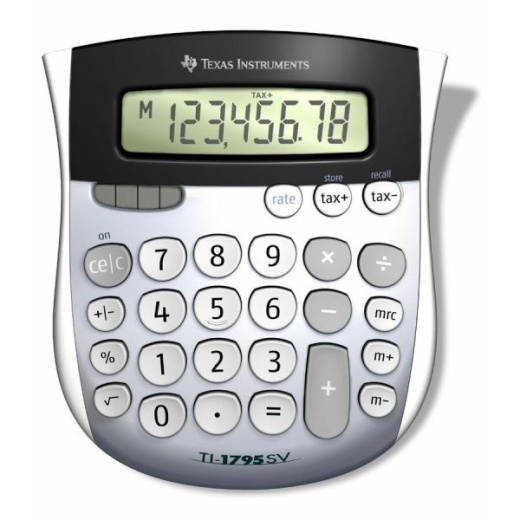 Texas Instruments TI-1795 SV Simple Calculator