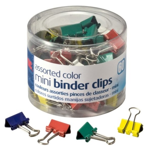Officemate Binder Clips, Mini