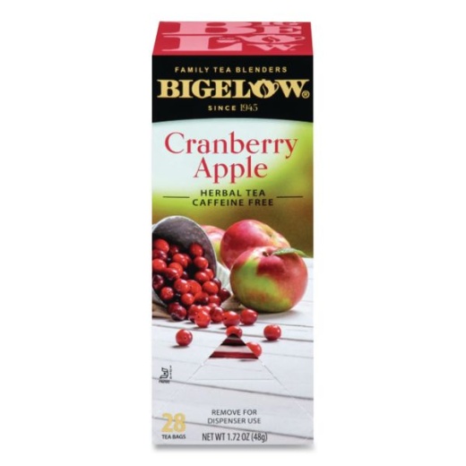 Bigelow Cranberry Apple Herbal Tea, 28/Box