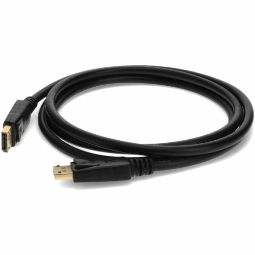 3Ft DisplayPort 1.2 Male To DisplayPort 1.2 Male Black Cable For 4K UHD Resolution