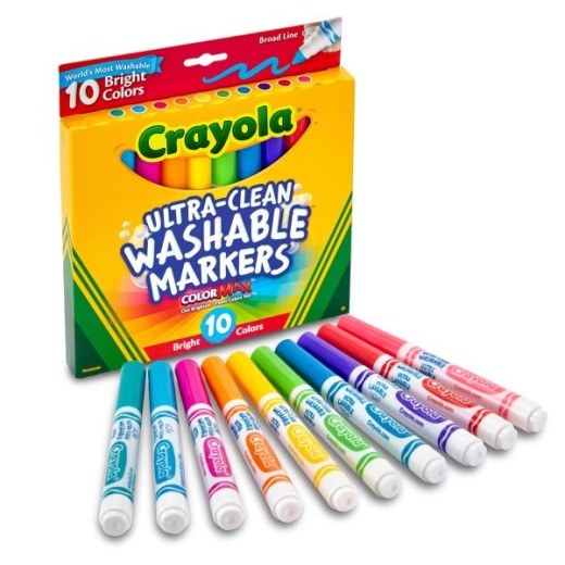 Crayola Ultra-Clean Color Max Broad Line Washable Markers