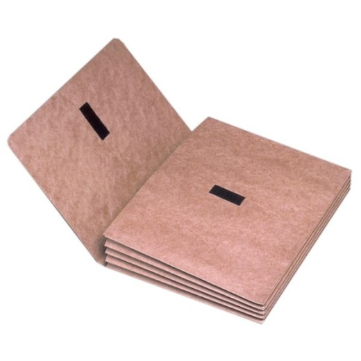 Skilcraft Expanding Wallet Folder, 1 Pocket, 8 1/2" x 11", Red