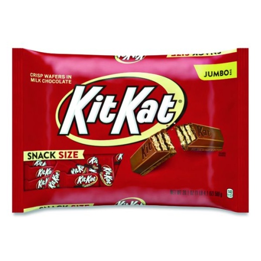 Kit Kat Snack Size, Crisp Wafers In Milk Chocolate, 20.1 Oz Bag