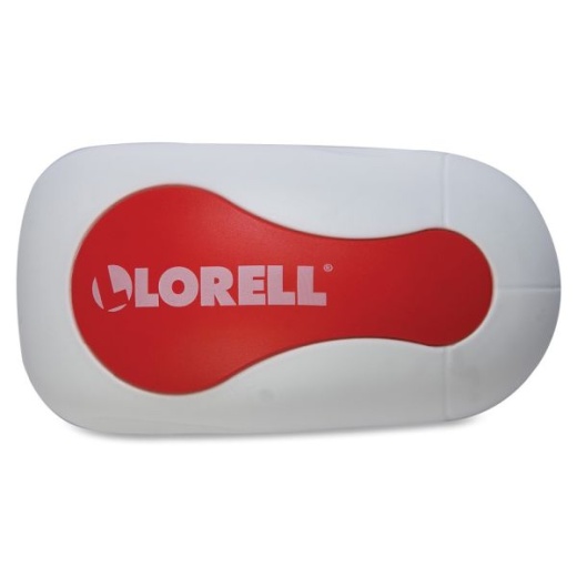 Lorell Magnetic Rare Earth Dry-Erase Board Eraser - Red/White