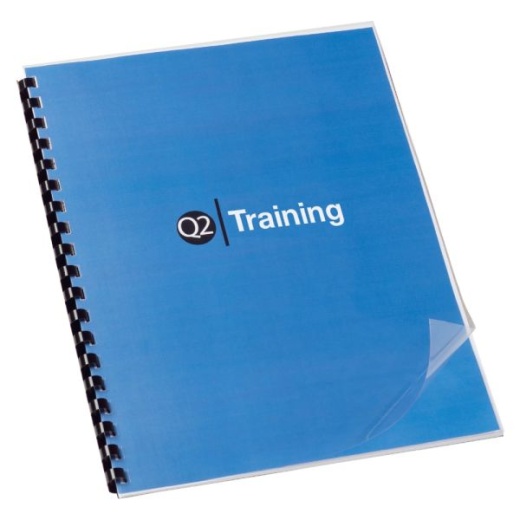 Gbc Clearview Binding Covers, 8 1/2" x 11", Clear, Pack Of 100