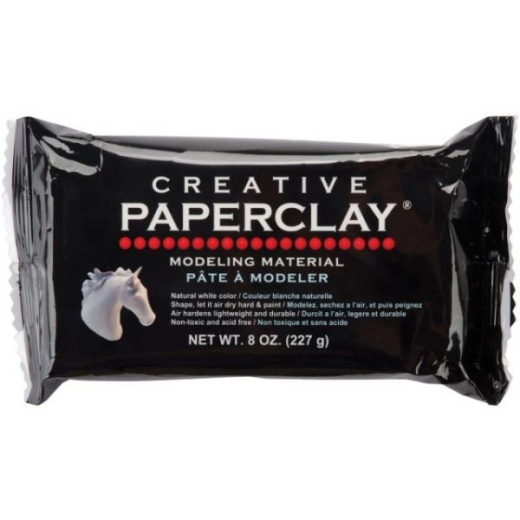 Creative Paperclay 8oz - Air-Hardening Modeling Material for Artists and Crafters
