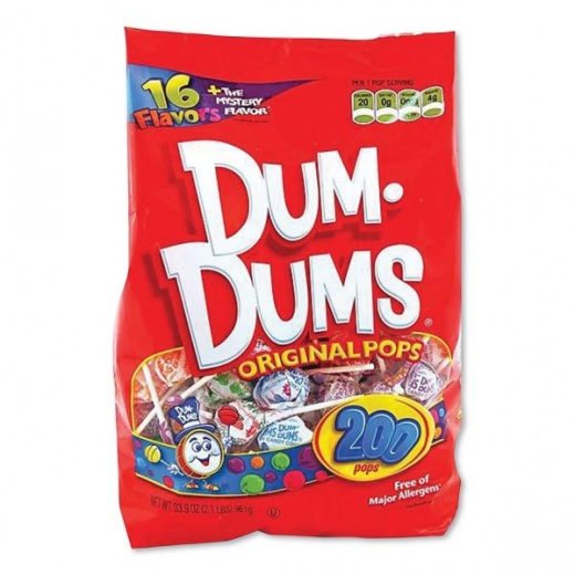 Buy Dum-Dum Pops Online - Classic, Individually Wrapped, Assorted Flavors, 33.9 Oz, 200/Pack