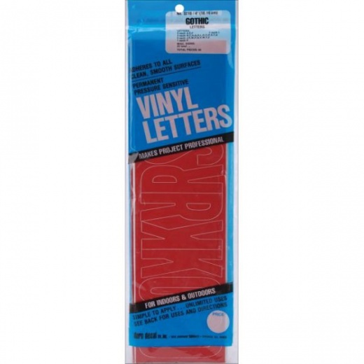 Chartpak Vinyl Letters 3/4 Black