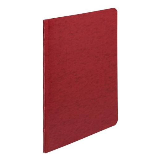 ACCO Presstex Binder, Side Bound, 11 x 8 1/2, 60% Recycled, Executive Red