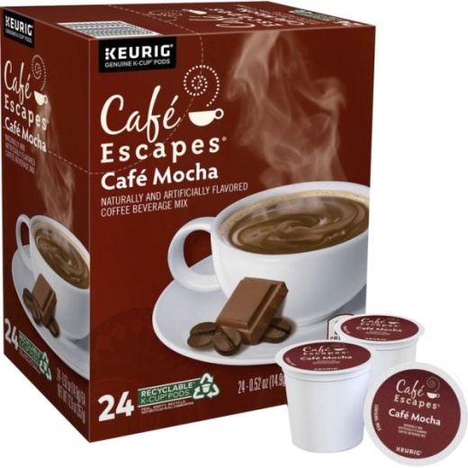 Café Escapes Coffee K-Cups, Café Mocha - 24 K-Cups