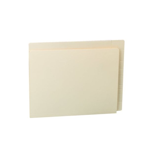 Pendaflex Reinforced End-Tab Convertible Folders, Letter Size, Manila, Box Of 100