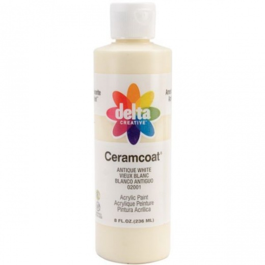 Ceramcoat Acrylic Paint 8Oz - Antique White