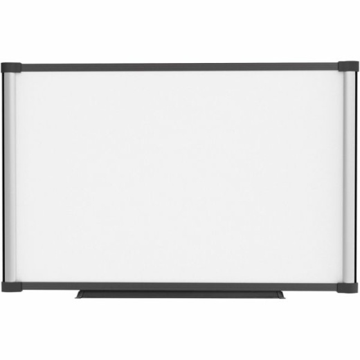 Lorell Magnetic Dry-Erase Whiteboard, 24" x 36", Steel Frame With Silver Finish