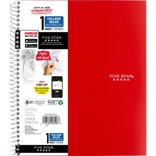 Five Star Wirebound Notebook