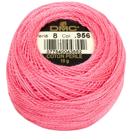 DMC Pearl Cotton Thread Balls - Geranium (956)