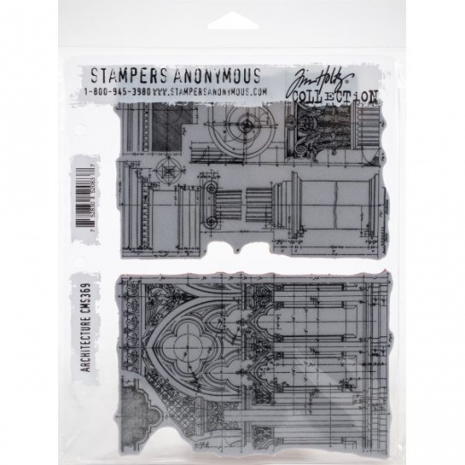 Tim Holtz Cling Stamps 7"X8.5"
