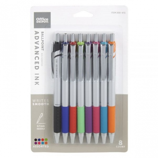 R.S.V.P.® RT Colors Ballpoint Pens, 8 Pack – Pentel of America, Ltd.