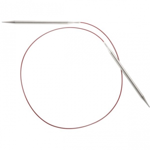 Chiaogoo Red Lace Stainless Circular Knitting Needles 32"