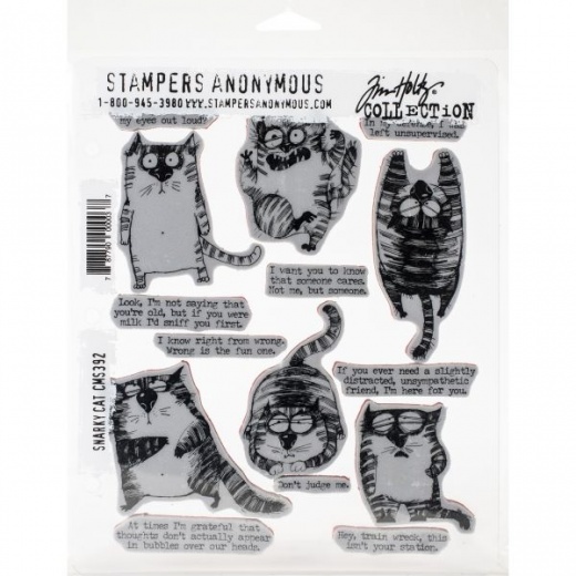 Tim Holtz Cling Stamps 7"X8.5"