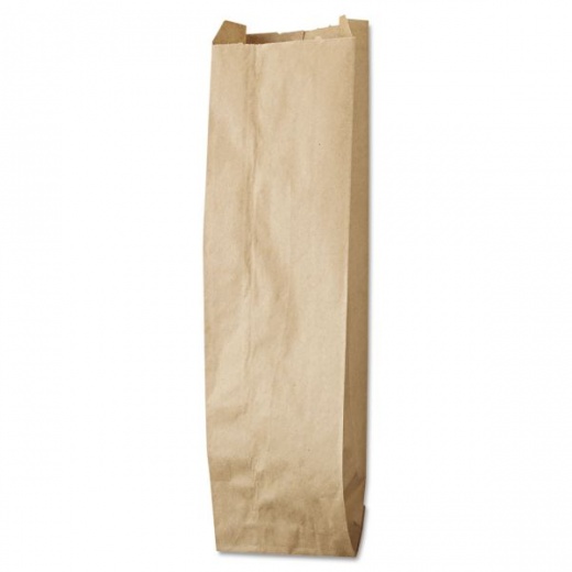 General Liquor-Takeout Quart-Sized Paper Bags, 4.25" X 2.5" X 16", Natural, 500/Bundle