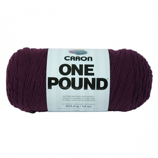 Caron One Pound Yarn - Deep Violet