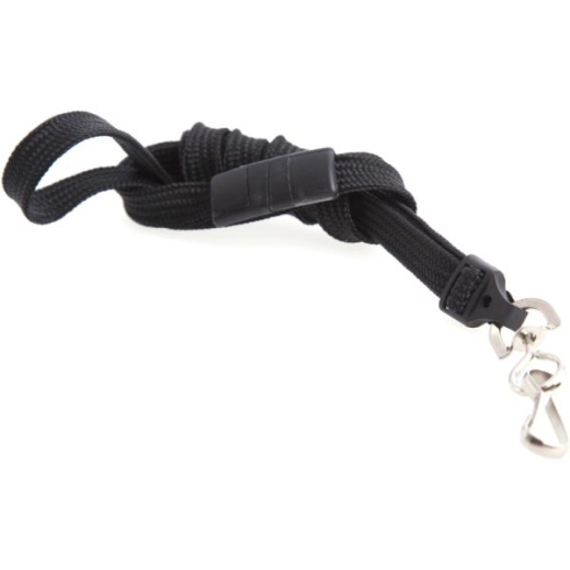 Baumgartens Safety Breakaway Lanyard, 36" Hook, Black, Pack of 12