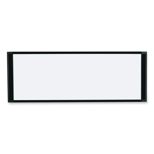 Mastervision Cubicle Workstation Dry Erase Board, 36 X 18, White Surface, Black Aluminum Frame