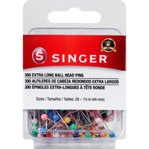 Singer Extra Long Ball Head Pins