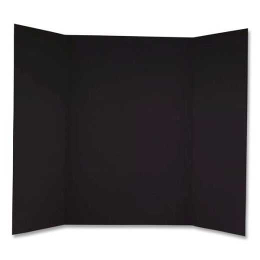 Formit Trifold Display Boards, 36 X 48, Black