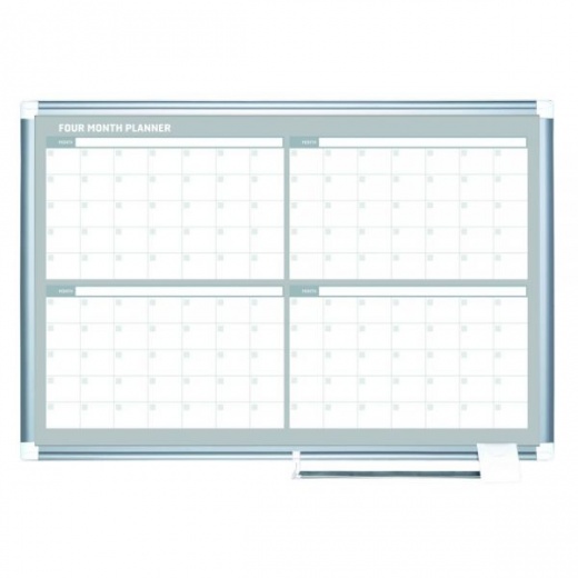 MasterVision Magnetic Dry Erase Calendar Board