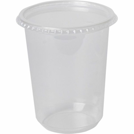 Paper Round Food Container And Lid Combo, 12 Oz, 3.75 Diameter X 3h,  White, 250/Carton