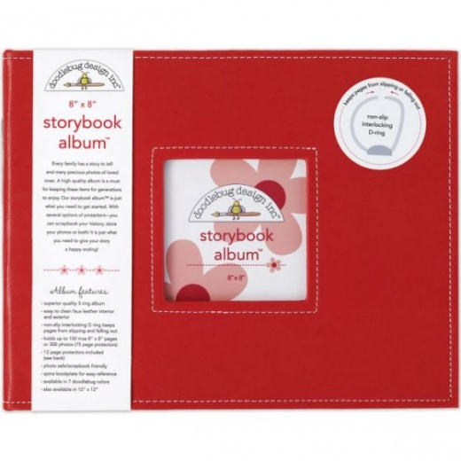 Doodlebug Storybook D-Ring Album 8"X8"