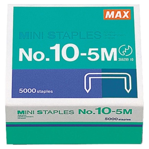 Max Mini Staples, Hd-10Df, 3/8" - Heavy-Duty Stapling Solution for Demanding Users
