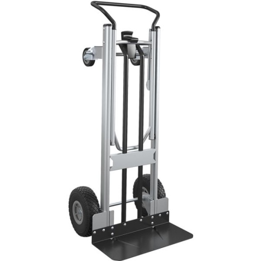 Cosco 2-In-1 Hybrid Hand Truck - 1000 Lb Capacity - 4 Casters - 19.50" Length X 19.50" Width X 48" Height - Black - 1 Each