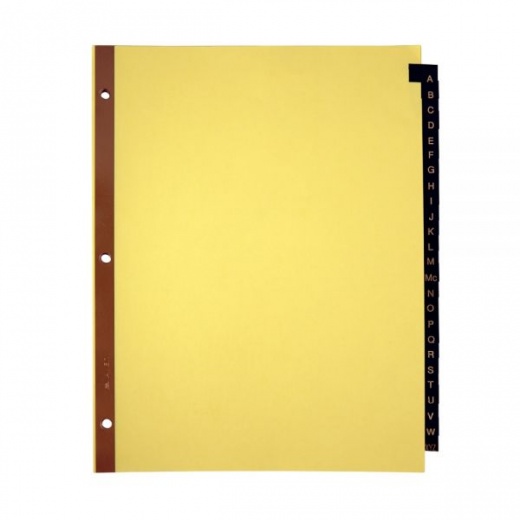 Preprinted Tab Dividers, A-Z Tab