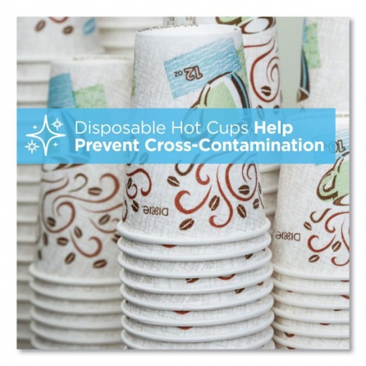 Dixie PerfecTouch 12 Oz Insulated Paper Hot Coffee Cups