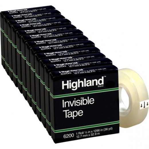 Highland 1/2"W Matte-Finish Invisible Tape