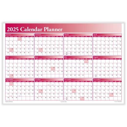 Full Calendar Planner 36 X 24 2-Sided