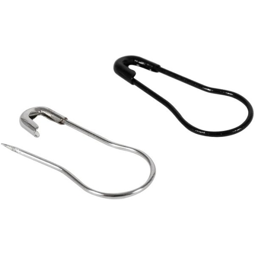 Dritz Safety Pins - Assorted Sizes, Pkg of 50 with Storage Box