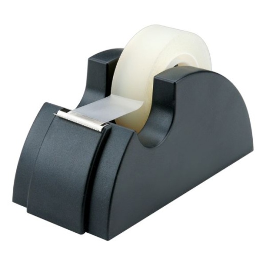 Skilcraft 75% Recycled Tape Dispenser, 1" Core, Black