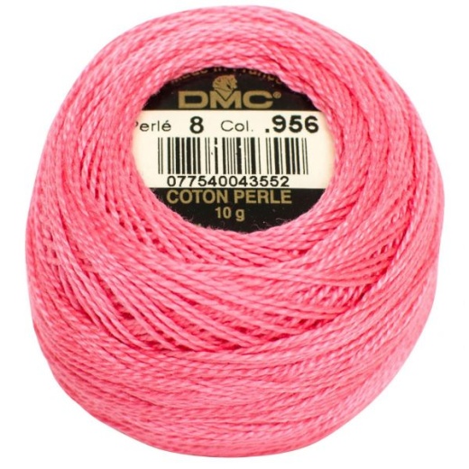 Dmc Pearl Cotton Thread Balls - Geranium (956)