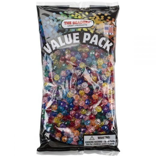 Faceted Beads 8Mm 900/Pkg