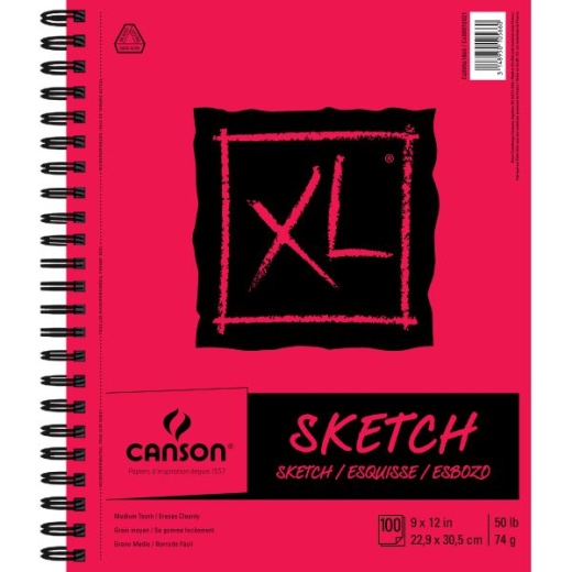 Canson Universal Spiral Sketch Book 9"X12"