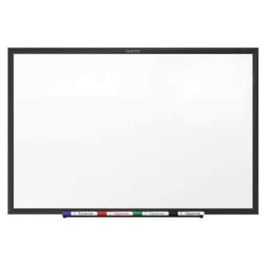 Quartet Standard Melamine Dry-Erase Whiteboard, 36" X 48", Aluminum Frame With Silver Finish