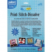 Pellon Sol-u-film Wash Away Embroidery Stabilizer-clear 20x25yd