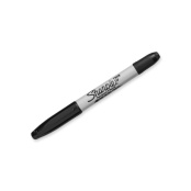 Sharpie Fine Tip Permanent Marker, Canister, Black, 36/Pack